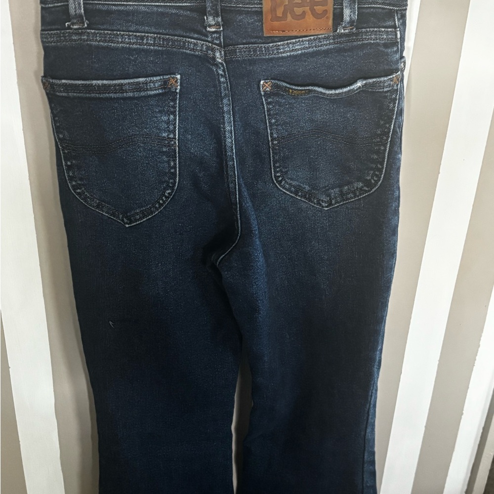 Lee Men's Dark Blue Bootcut Jeans